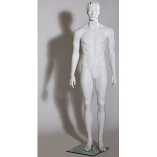 CFWM 159 \ Male Mannequin Sculptural White