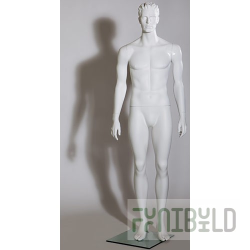 CFWM 159 - Male Mannequin Sculptural White