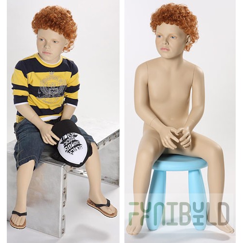 Young 05 - Child mannequin, flesh-colored, 6 years old