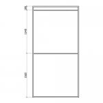 Unit 05 \ Shelf frame with 2 crossbars