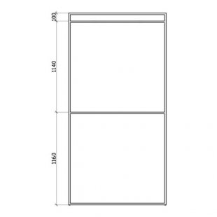 Unit 05 \ Shelf frame with 2 crossbars