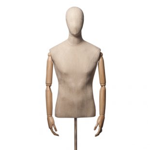 Originals 01 \ Torso Mannequin with Wooden Arms, Male