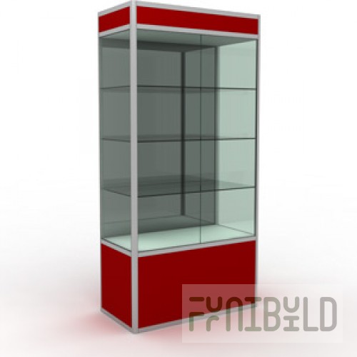 Showcase with lighting