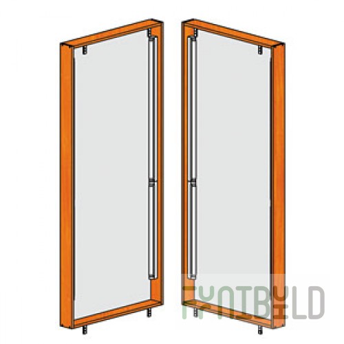OVG191-A - Backlight for display cases with plexiglass back wall