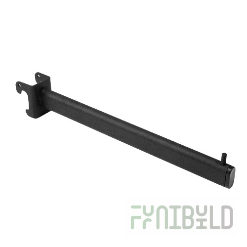 Rs (TOP) 113 - Straight bracket for oval pipe 30x15mm (reinforced hook)