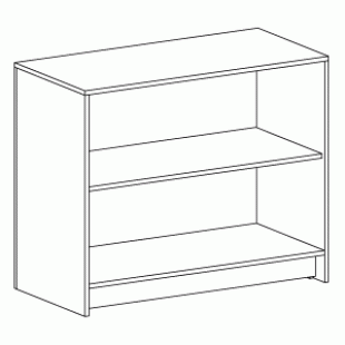 Pedestal with shelf <b>*</b>