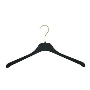 CL 42 \ Velvet\velour hangers, brass hook (Italy)