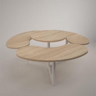 Two-tier demonstration table (chipboard)