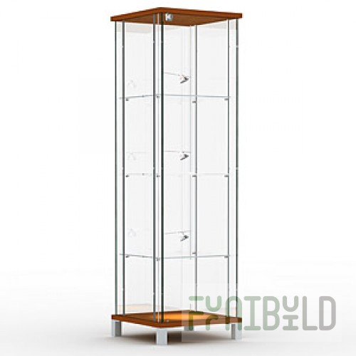Octava 01 - Showcase with 3 shelves without lighting