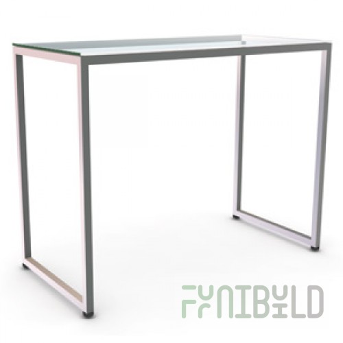 NK 503.MGL - Table with matte shelf L1050