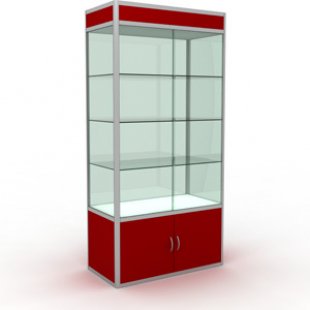 Showcase with lighting
