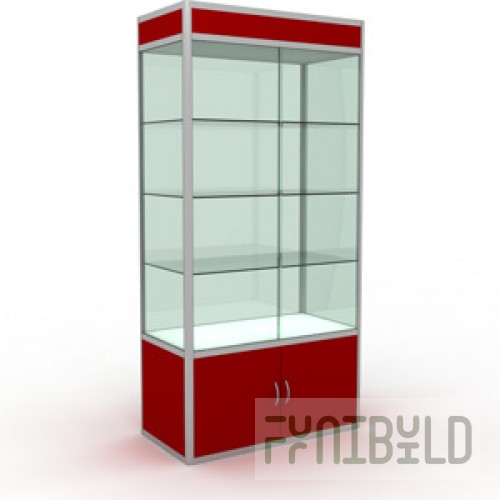 Showcase with lighting