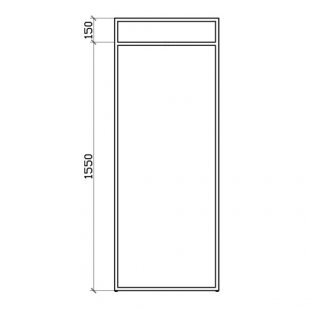 Unit 12 \ Shelf frame with crossbar