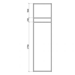 Unit 02 \ Shelf frame with crossbar