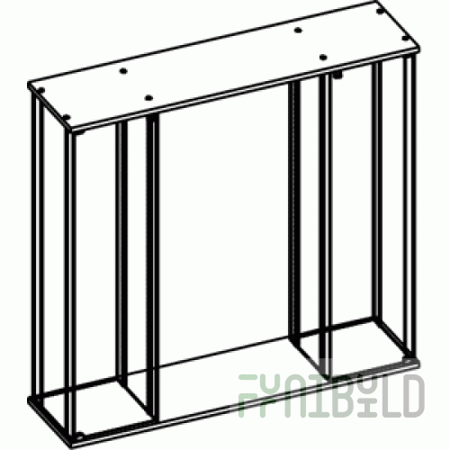 Octava 008 - Showcase without shelves and supports