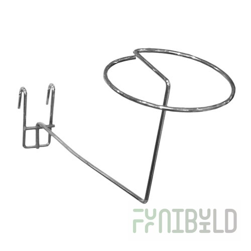 566 05-d=3 - Hat bracket for a retail grille (net)