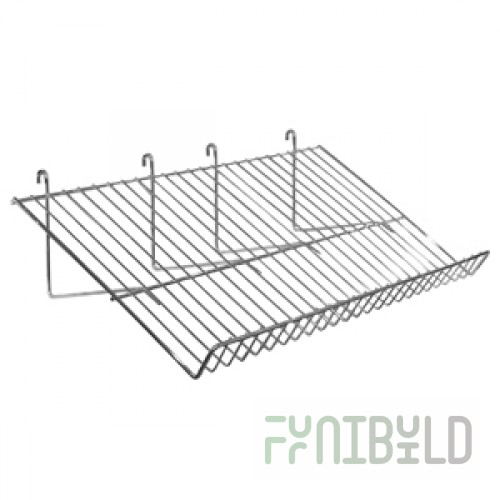 18116S - Inclined shelf for trade grid (mesh)
