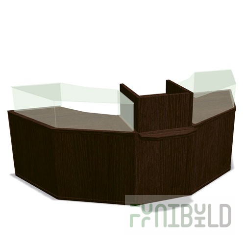 NES.0015 - Semicircular reception with glass counter