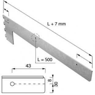 NX-24 \ Reinforced shelf bracket