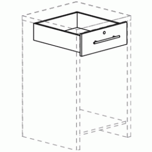 OVG55-U1.2 \ Drawer with lock for corner internal counter