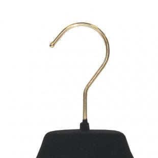 ATP 40 \ Velvet\velour hangers, brass hook (Italy)