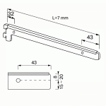 NX-22 - Shelf bracket