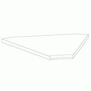 ELG.04.03.DSP \ Internal corner shelf 45
