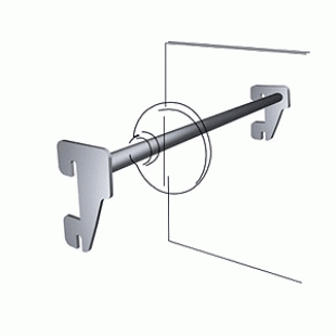 RT 031 b \ Rod for glass partitions