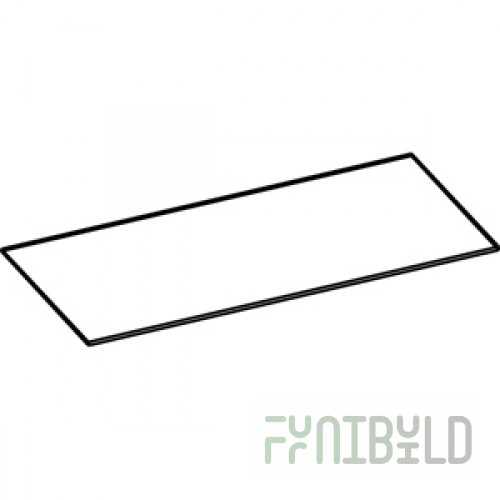 OKTA.200 Glass shelf 855x385x6mm