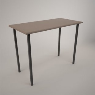 Demonstration table (MDF with leatherette)