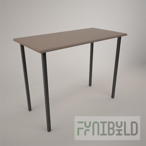 Demonstration table (MDF with leatherette)