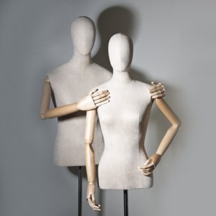 Originals 02 \ Torso Mannequin with Wooden Arms, Female