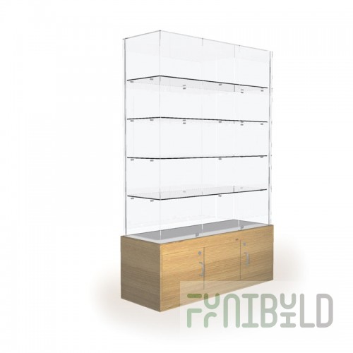 Glass top display case