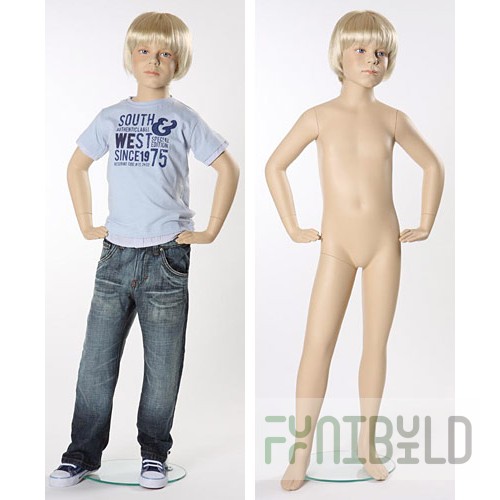 Young 06 - Child mannequin, flesh-colored, 6 years old