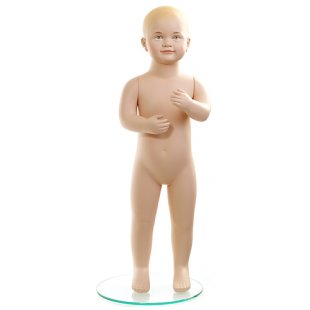 Baby 1 \ Child mannequin, sculptural (with make-up)