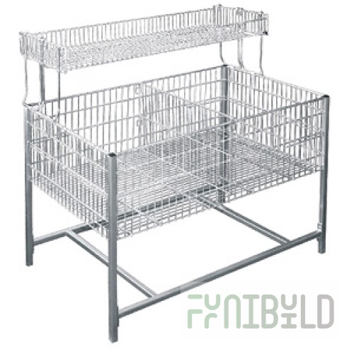1288 SDR - Sales table (storage) with adjustable bottom