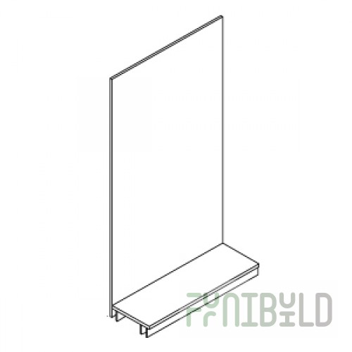 ST 002.001 - Wall-mounted shelving
