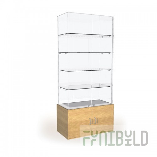 Glass top display case