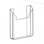 Wall pocket A5 (vertical, volumetric)