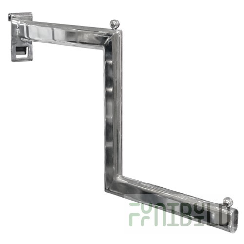 TZ 109 - Curved bracket for trade grid (mesh)