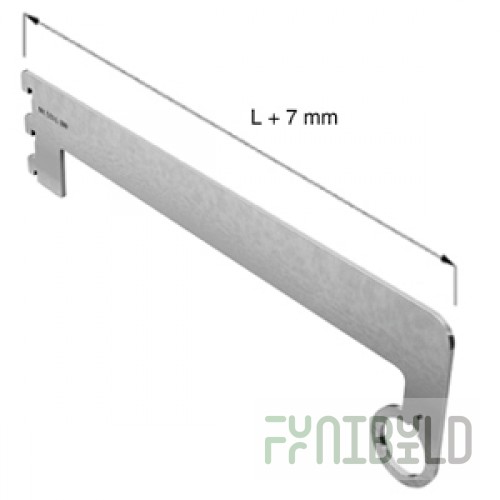NX-533 - Shelf support with pipe holder d-25 pass-through