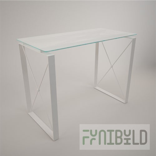 Demonstration table (Frosted glass)