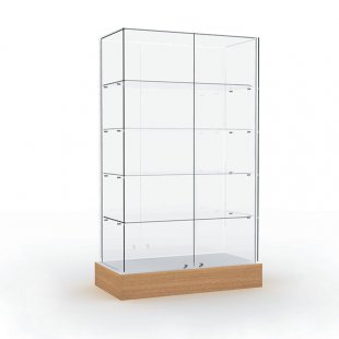 Glass top display case