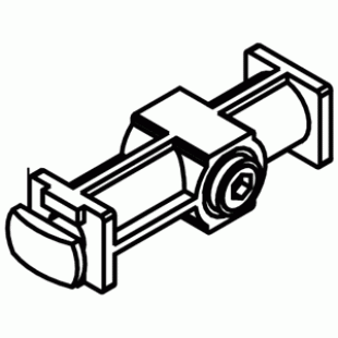 10-00-472 \ Lock "Euroshop", automatic