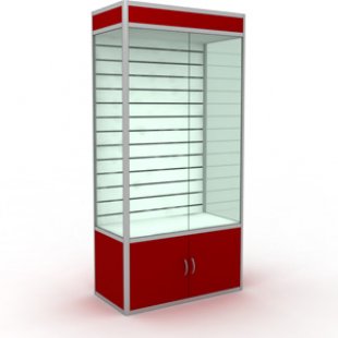 Showcase with lighting