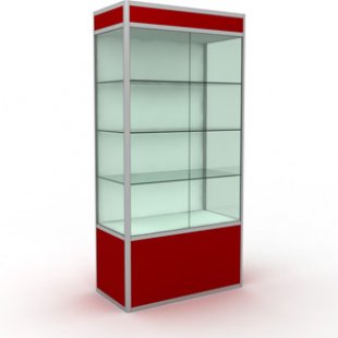 Showcase with lighting