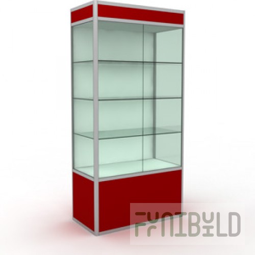 Showcase with lighting