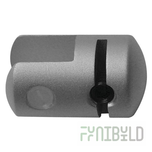 IN1-09_d16 - One-sided vertical panel grip; channel 7mm - cable d-2mm