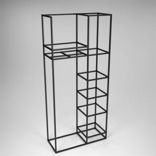 Unit 06R \ Shelf frame with crossbar and 5 shelves on the right