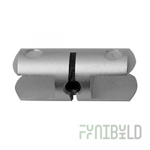 SP2-34 - Double-sided glass shelf clamp; channel 9 - cable d-2mm